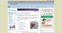Desktop Screenshot of callingportland.com